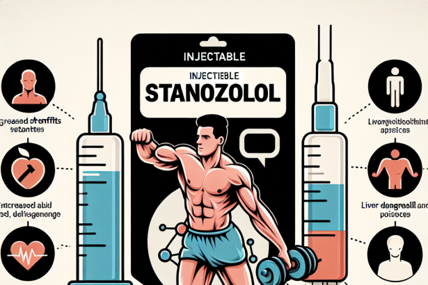 Stanozololo iniettabile: benefici e controindicazioni per gli atleti