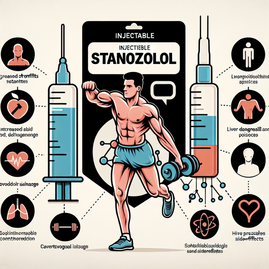 Stanozololo iniettabile: benefici e controindicazioni per gli atleti