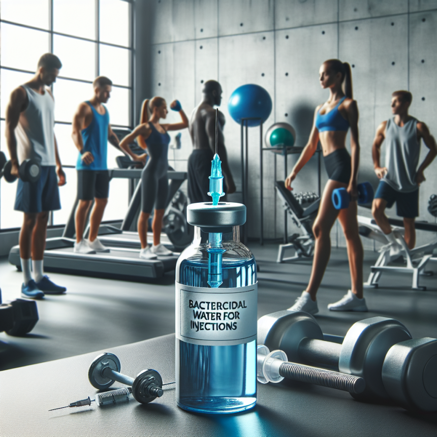 Acqua battericida per iniezioni: un alleato per il recupero muscolare degli sportivi